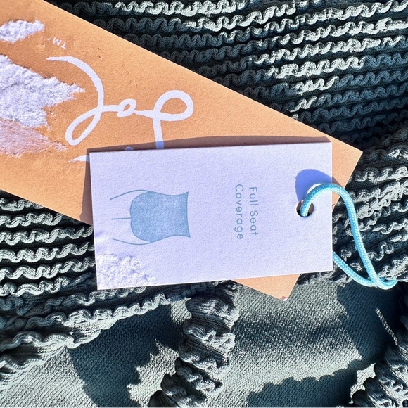 Green Textured One-Piece Swimsuit NWT - Picture 8 of 9